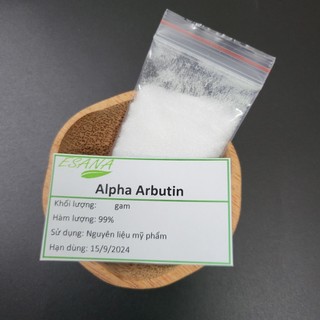 10g Nguyên liệu α - Arbutin 99% tinh khiết dùng cho Mỹ phẩm