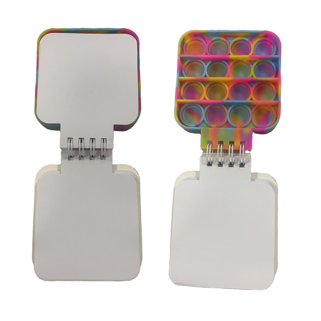 Sổ Ghi Chú Bằng Silicon Mềm Mại Hình Vuông Dạng Nhấn Dành Cho Bé