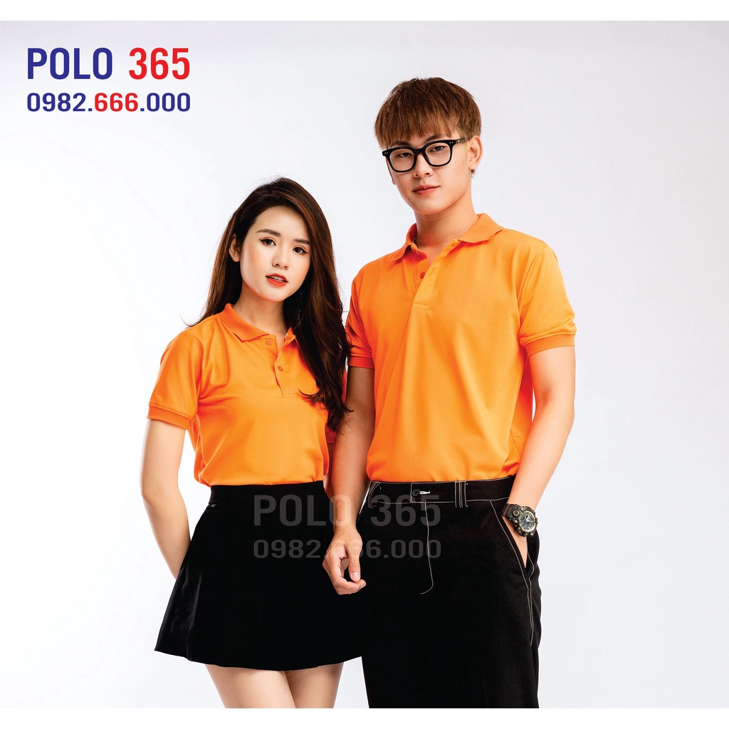 Áo thun trơn cổ trụ nam đủ màu, vải đẹp cotton 100%, đủ màu - Chất liệu cá sấu Poly 4c