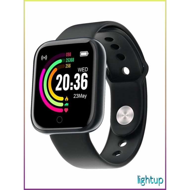 Y68 Đồng hồ thông minh Phụ nữ Đàn ông Thể thao Vòng đeo tay Theo dõi không dây