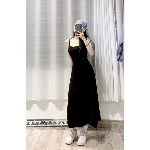 Váy body 2 dây dài