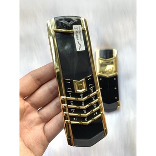 Điện thoại 2 sim VTU K8+ đá đen vàng