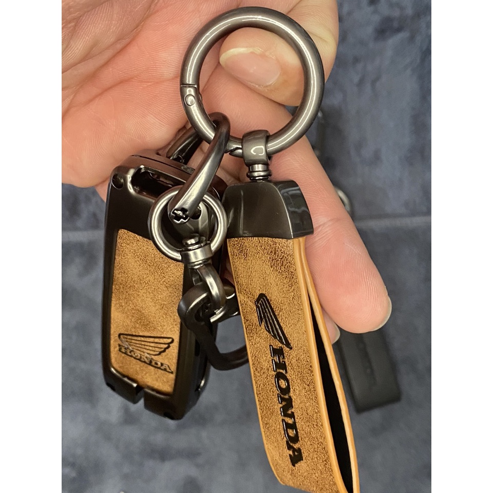 Bọc Chìa Khoá SmartKey Xe Máy SH, SH mode, AirBlade / AB, Vision, Lead, PCX, Vario 150, Click - Hợp Kim Và Da Cao Cấp