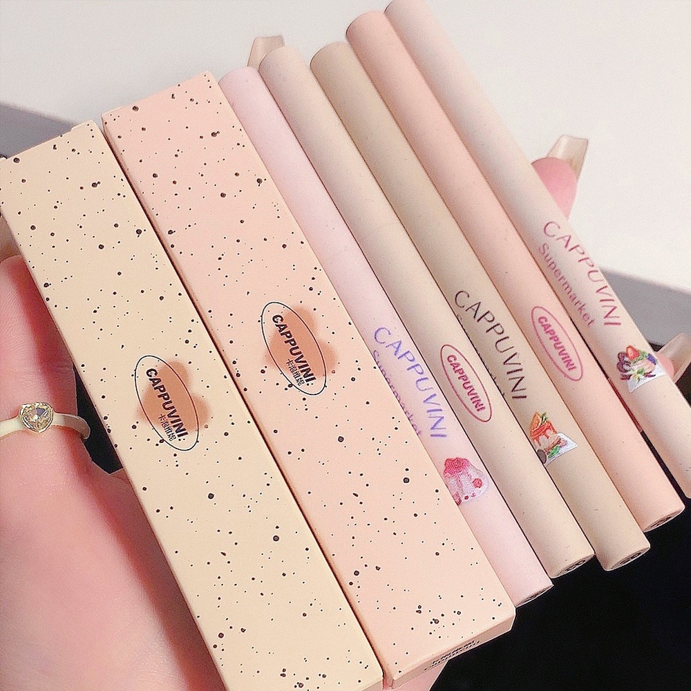 Chì Kẻ Viền Môi 5 Màu Lì Lâu Trôi Chống Thấm Nước Thương Hiệu Cappuvini