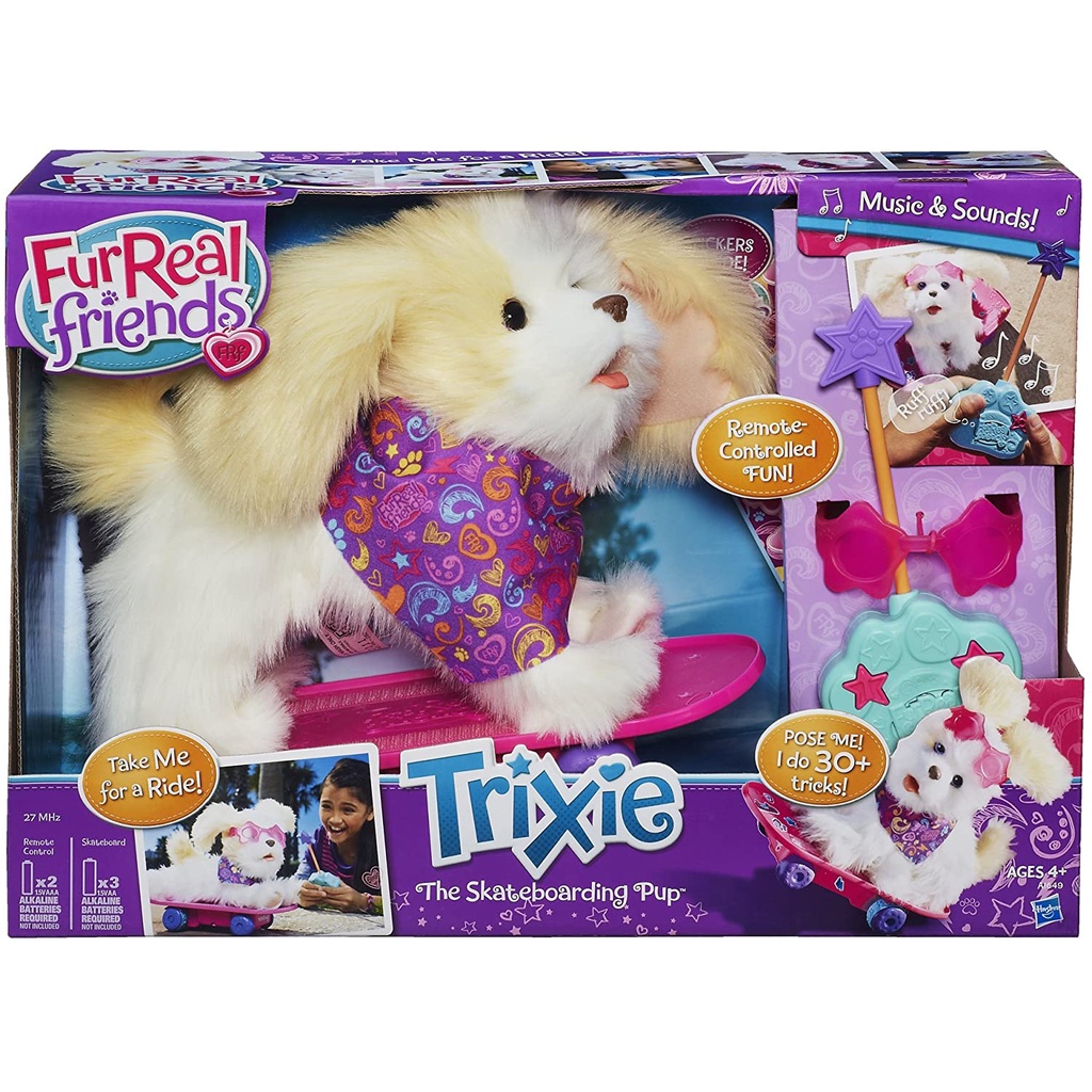 FurReal friends Trixie - The Skateboarding Pup Toy A1649 Đồ Chơi Ván Trượt FurReal friends Trixie A1649