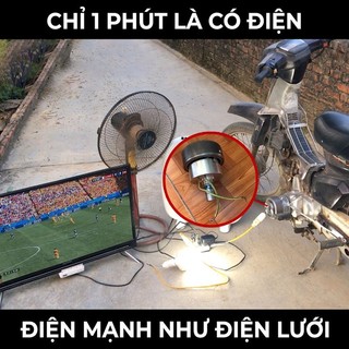 Máy phát điện gia đình gắn vào xe máy đầu khẩu 14t
