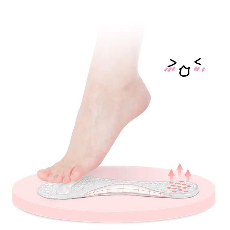 2 Miếng dán lót giày full bàn silicon không màu cho giày dép nữ size 34-40- hickies