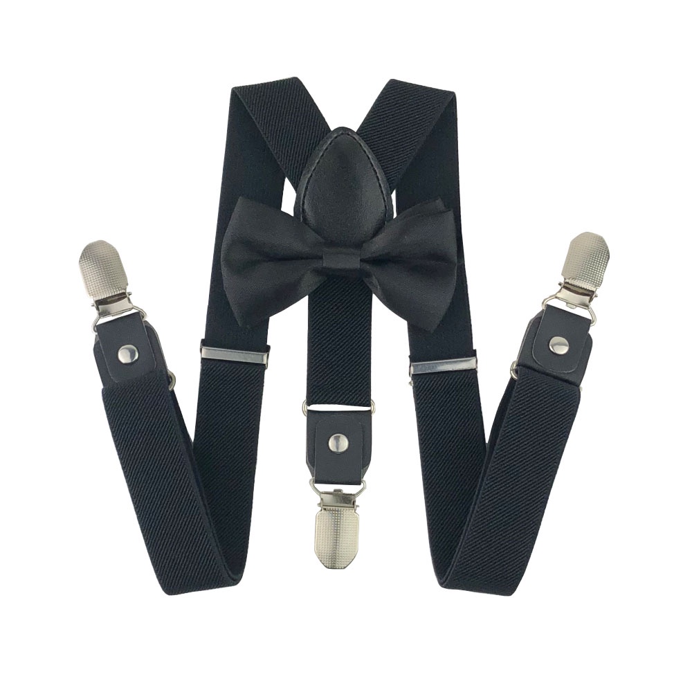 Bộ Áo Liền Quần + Cà Vạt + Nơ Xinh Xắn Cho Bé 1-8 Tuổi 2.5 * 65cm