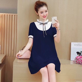 Đầm Bầu Công Sở Mùa Hè Dambauxinh-L1385 Váy bầu thời trang thiết kế dáng đuôi cá kết hợp sau sinh
