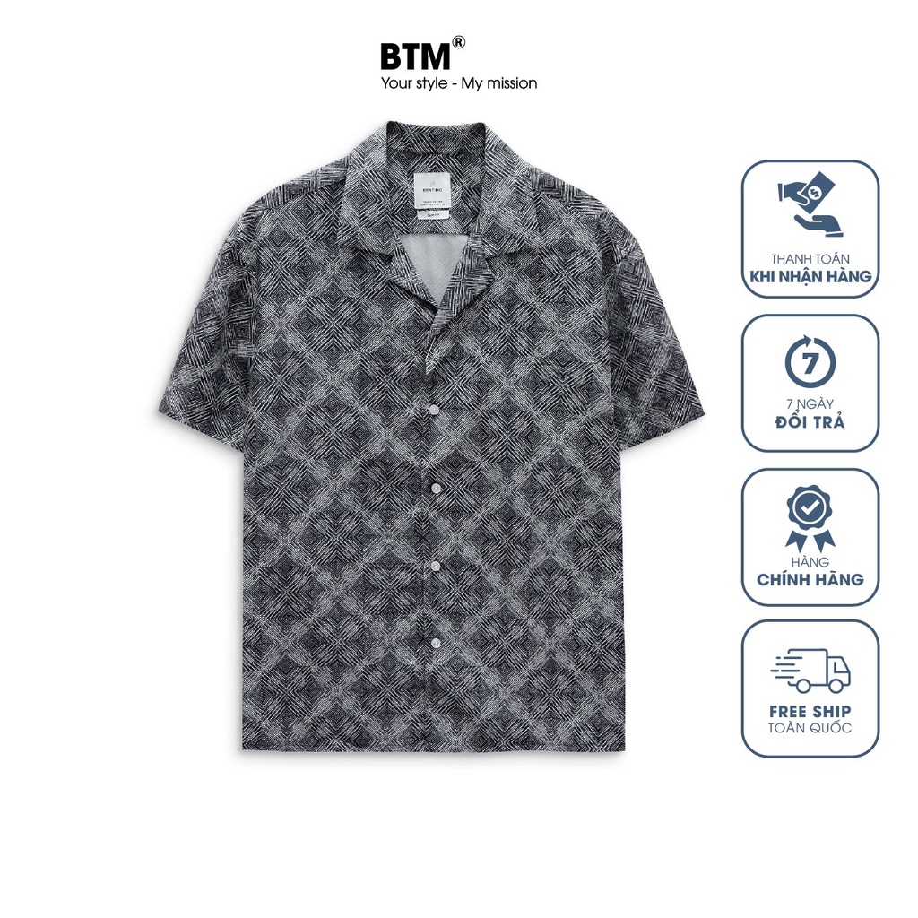SƠ MI PIJAMA HỌA TIẾT SEAMLESS - 7.126 - BENTINO