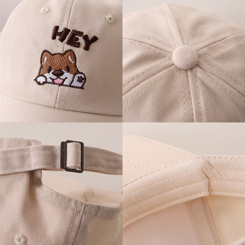 Mũ Lưỡi Trai Thêu Họa Tiết Hoạt Hình Dễ Thương Cho Bé