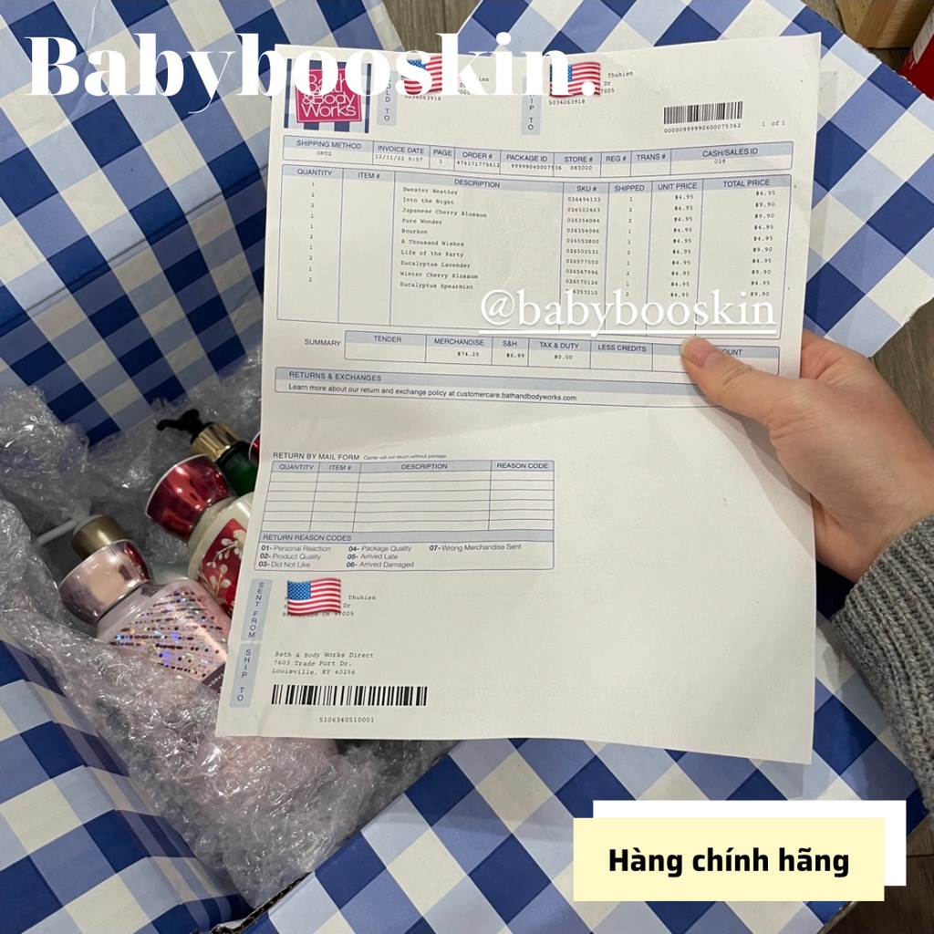 Dưỡng thể BBW Body Lotion