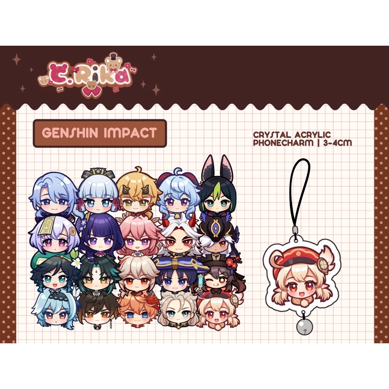 Móc điện thoại phonestrap Genshin Impact