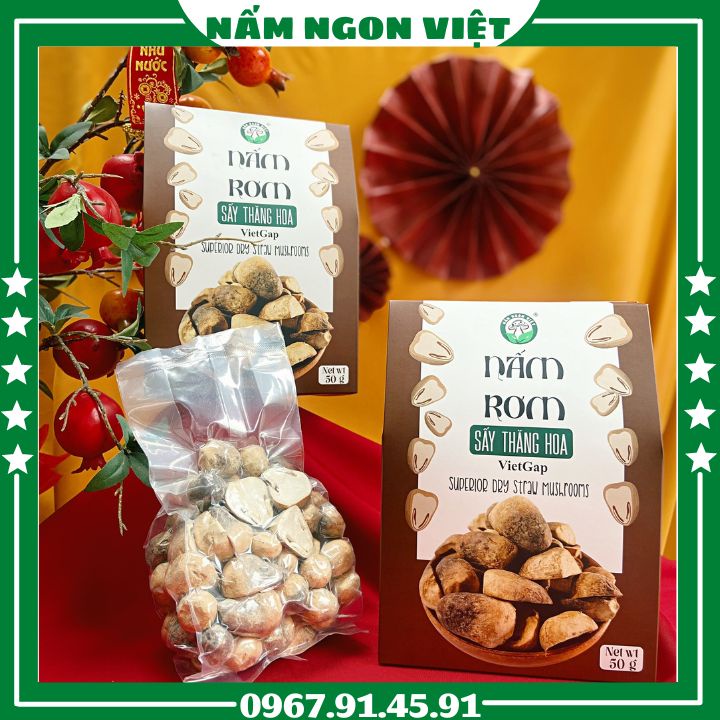 Nấm Rơm Sấy Khô  Không Mất Dinh Dưỡng Và Hình Dạng Màu Sắc Nấm