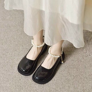 Giày Búp Bê Nữ Quai Ngọc phong cách Tiểu Thư, Sang Chảnh