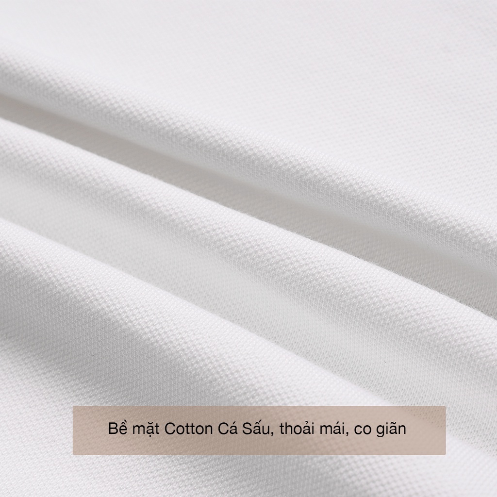 Áo Polo Nam Basic Chuẩn Phom Santino Chất Liệu Cotton Cá Sấu Co Dãn Thoáng Mát Thấm Hút Mồ Hôi E301