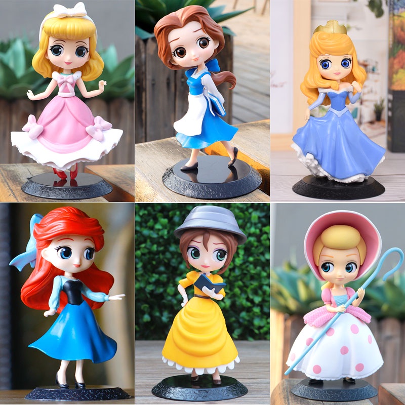 Mô Hình Búp Bê Công Chúa disney 31 Kiểu Công Chúa alice cinderella Bông Tuyết mulan elsa jasmine Elo belle Thủ Công Trang Trí Bánh Kem