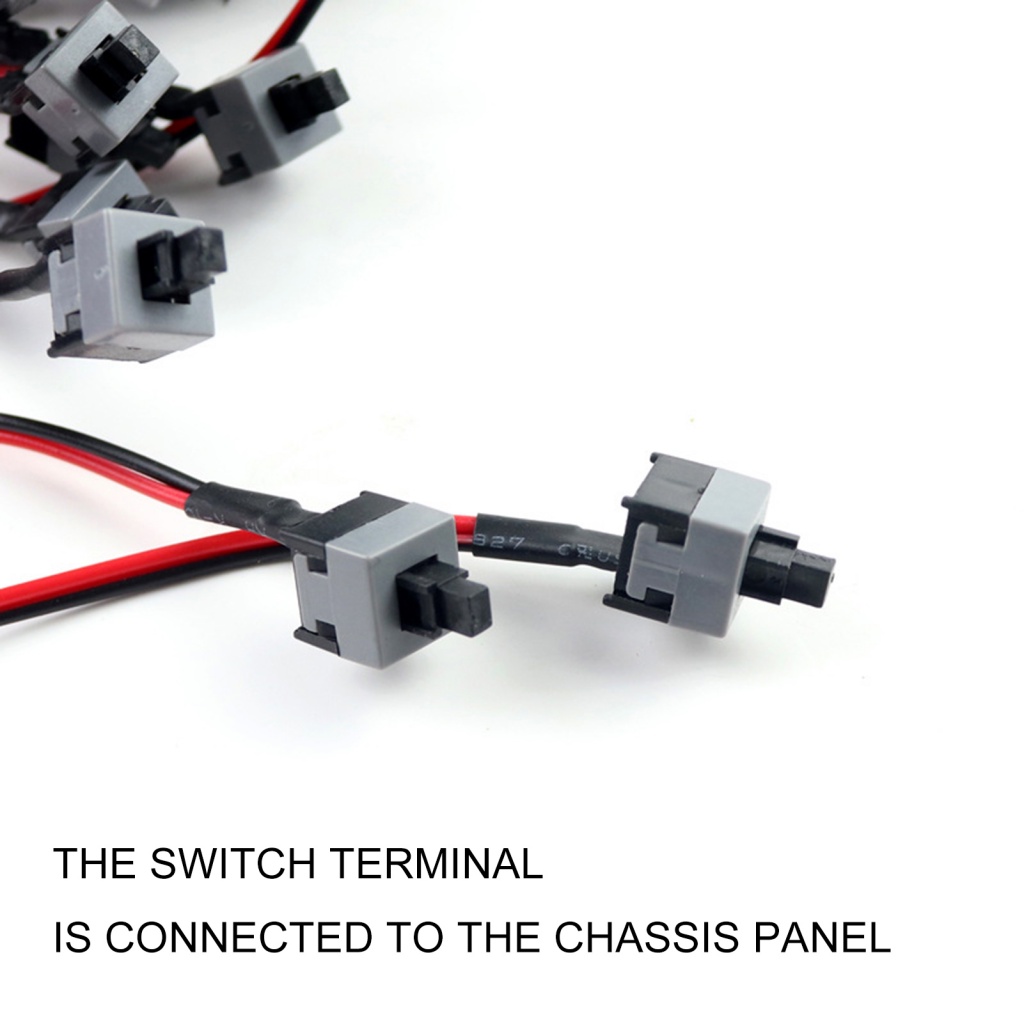 Dây Cáp Công Tắc Nguồn Bo Mạch Chủ Có Nút Bật / Tắt Thay Thế Cho Máy Tính