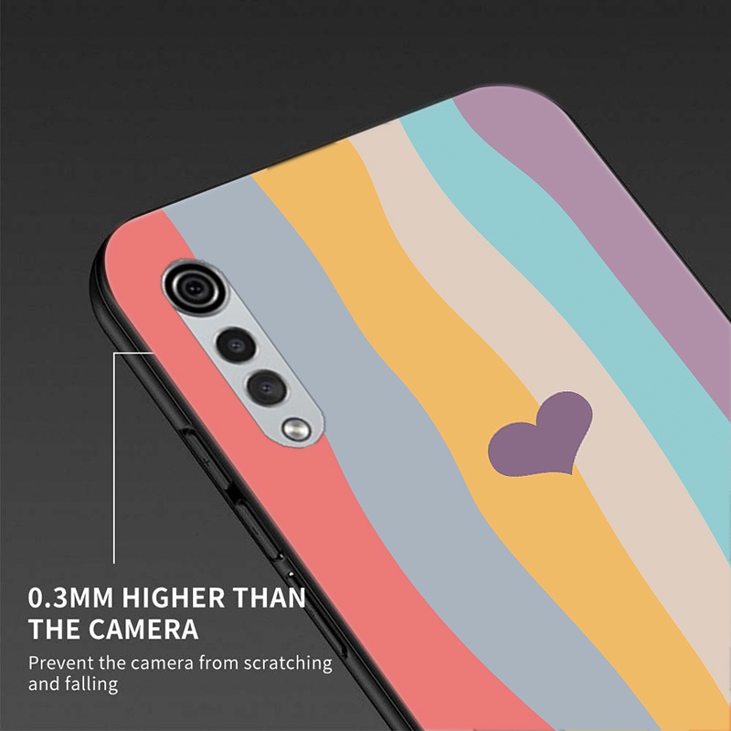 Ốp Điện Thoại tpu Silicon Mềm Bo Viền Thời Trang Cho lg velvet 5g 4g