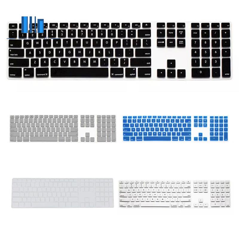 Miếng Silicone Mỏng Bảo Vệ Bàn Phím Số Cho Apple iMac Đen