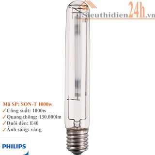 Bóng đèn cao áp sodium philips son-t 1000w