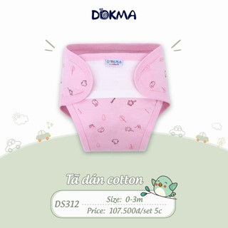 Tả vải dán sơ sinh cho bé Dokma