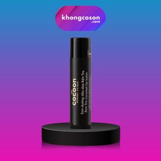 Son Dưỡng Cocoon Dầu Dừa Bến Tre Dưỡng Ẩm Cho Môi Căng Mọng 5g - Khongcoson