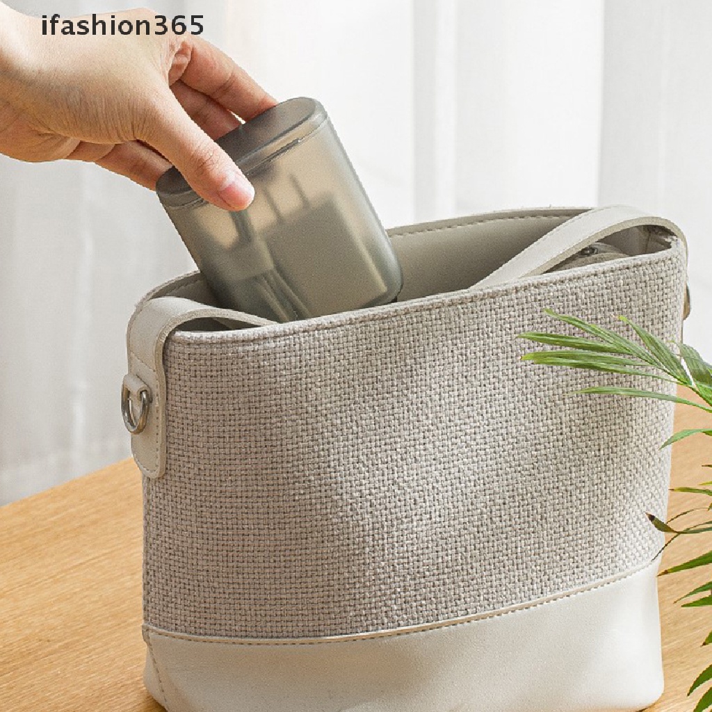 Hộp Đựng Dây Cáp Tai Nghe / Trang Sức / Son Môi Chống Bụi Tiện Dụng Khi Đi Du Lịch ifashion365