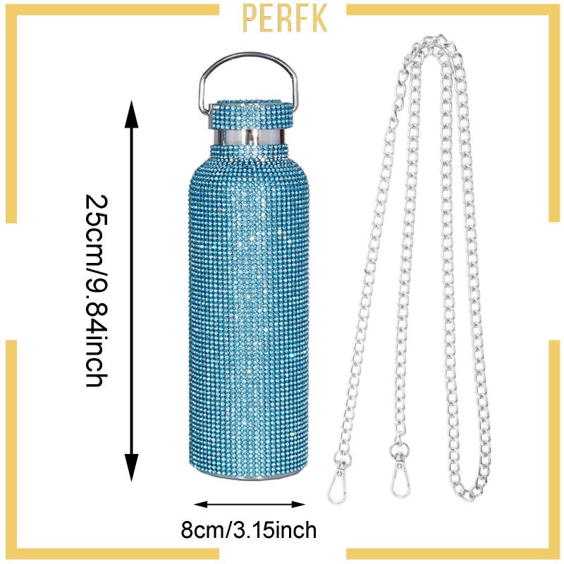 Bình Nước Giữ Nhiệt Đính Kim Cương Lấp Lánh 750ml / 25oz