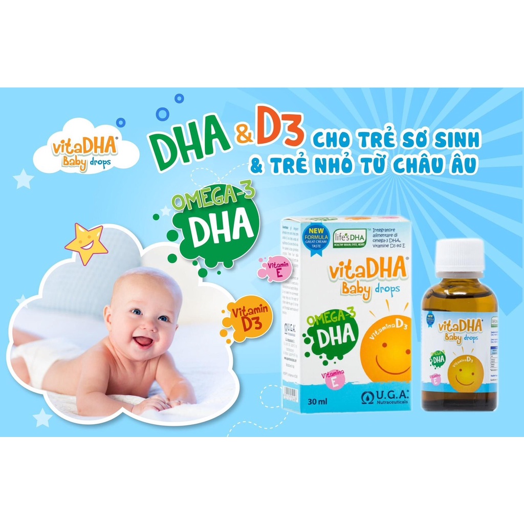 Vita dha baby drops, dha cho bé - ảnh sản phẩm 4