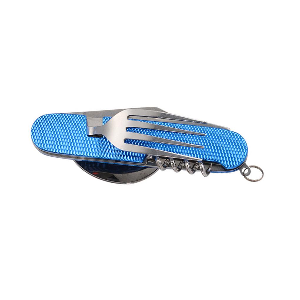 Bộ Dụng Cụ Ăn Muỗng / Nĩa / Dụng Cụ Mở Nắp Chai Tiện Lợi Cho Dã Ngoại