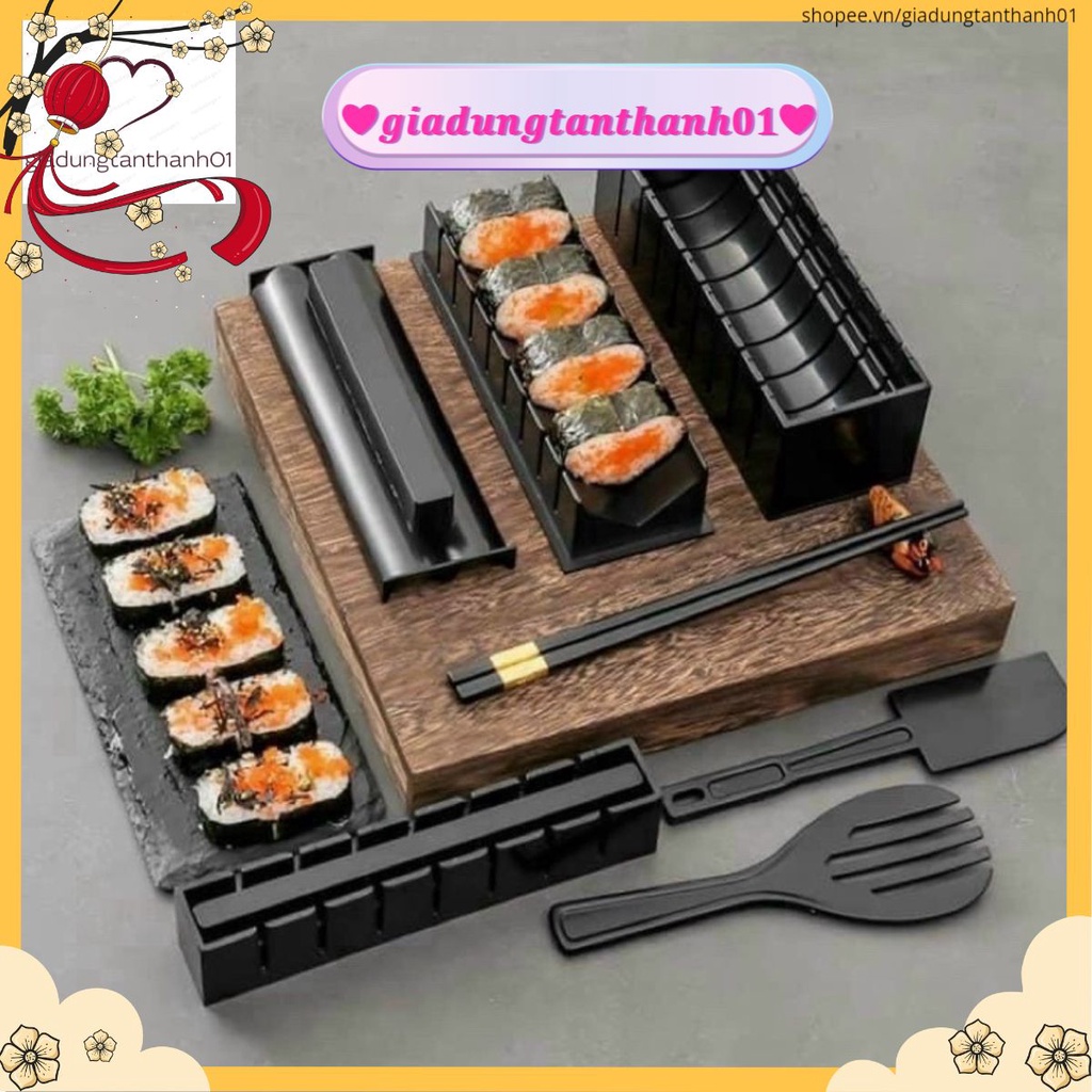 Dụng Cụ Làm Sushi Nhựa Cao Cấp ❤𝒈𝒊𝒂𝒅𝒖𝒏𝒈𝒕𝒂𝒏𝒕𝒉𝒂𝒏𝒉𝟎𝟏❤