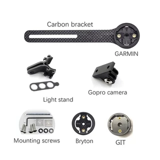 GARMIN Giá Đỡ Đồng Hồ Tốc Độ Bằng Sợi Carbon Cho Garmineye Gopro
