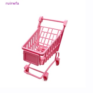 Ruirwfa xe đẩy mua sắm đồ trang điểm mini cho siêu thị mới