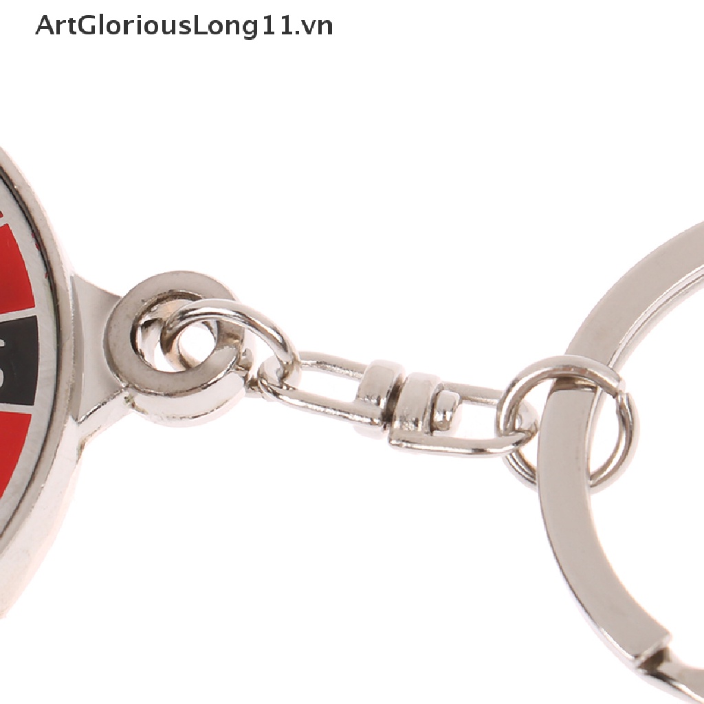 Móc Khóa Kim Loại Mini Hình La Bàn Roulette Nga