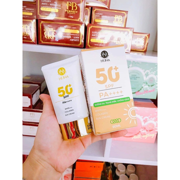 Kem chống nắng Huna giúp bảo vệ toàn diện cho da