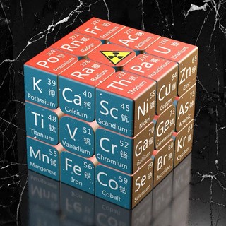 Đồ chơi toán học- khối rubik in họa tiết hóa học sáng tạo cho học sinh trung học