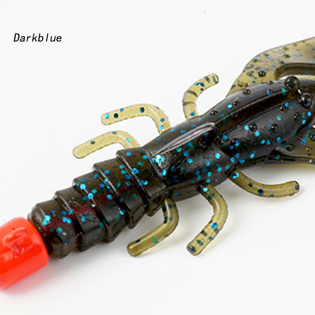 Bộ 6 Mồi Câu Cá Giả Hình Tôm Hùm Mềm Màu Sắc Tươi Sáng Có Thể Tái Sử Dụng