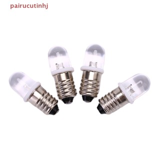5 Bóng Đèn Led E10 DC 3V 4.5V Ánh Sáng Trắng Cao Cấp