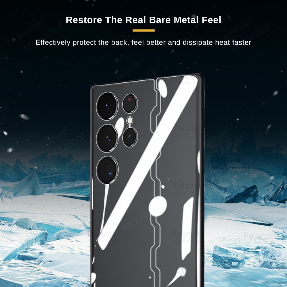 360° Miếng Dán Hydrogel Mềm Bảo Vệ Màn Hình Cho Samsung Galaxy S23 Ultra S 23 Plus S23Plus S23Ultra 5G Kính