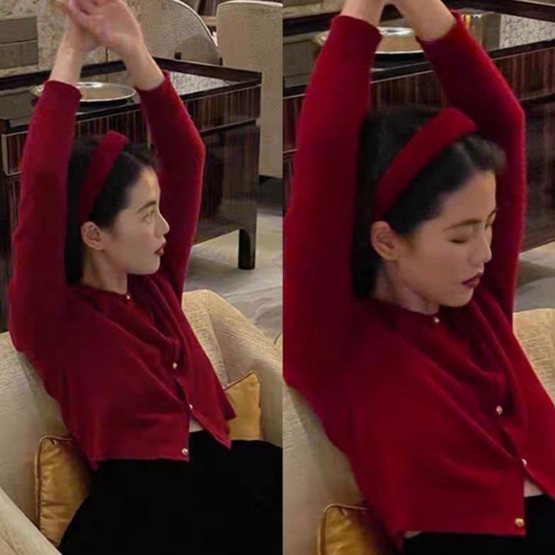 Băng Đô Cài Tóc Bằng Nhung Phong Cách Vintage Hàn Quốc Thanh Lịch Cho Nữ