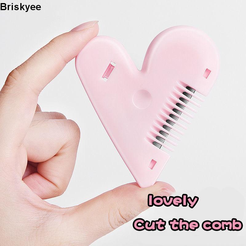 🎶Lược Cắt Tóc Hai Mặt mini Hình Trái Tim Dễ Thương An Toàn Cho Bé