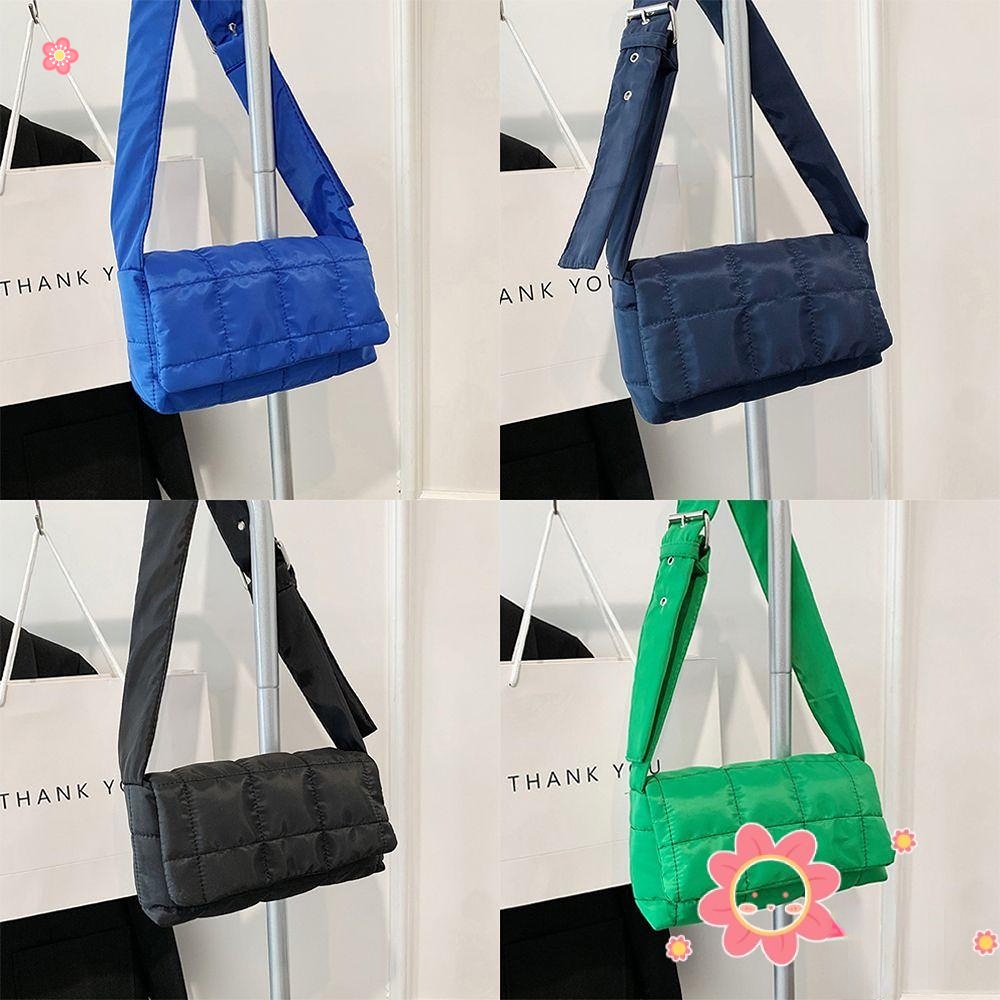 Túi Đeo Vai Cỡ Lớn Họa Tiết Sọc Caro Thời Trang Mùa Đông Cho Nữ JP5