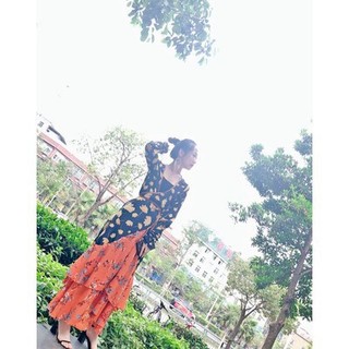 Order - Đầm Boho dáng dài xòe ( Ảnh thật ở cuối )