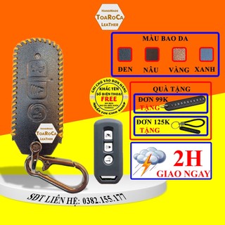 Bao da chìa khóa sh, pcx, sh mode, cub 125, adv honda smartkey toaroca chống trầy xước,rơi,vỡ