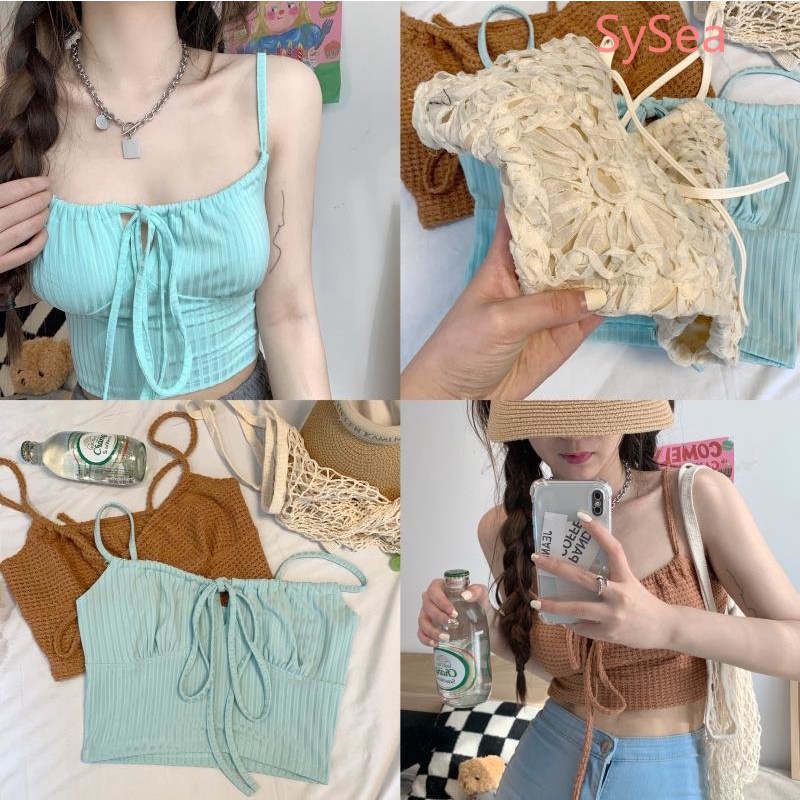 Áo Dây Rút Thiết Kế Quyến Rũ Cho Nữ