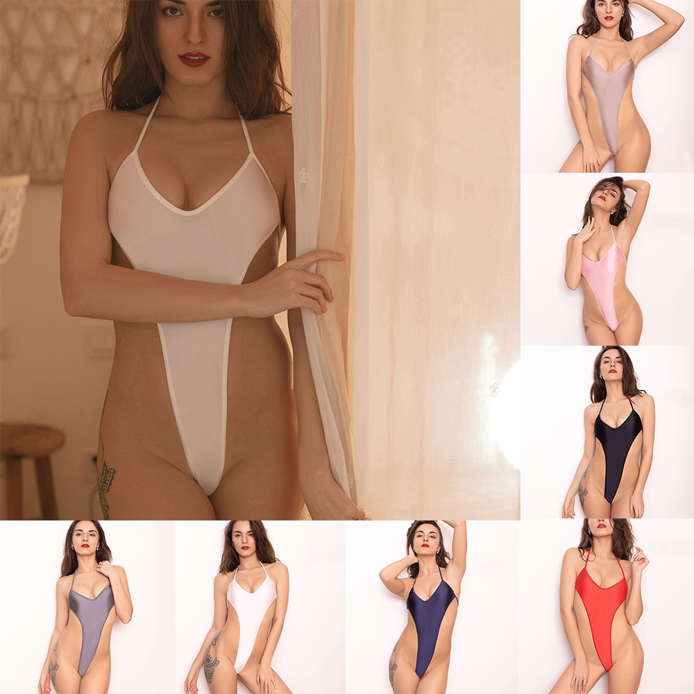 Frauen-Body Thong Leotard 1 Piece Bodycon Bodysuit Figurbetonter Bodysuit