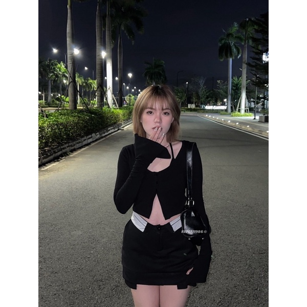 Chân váy lưng trắng LOWA