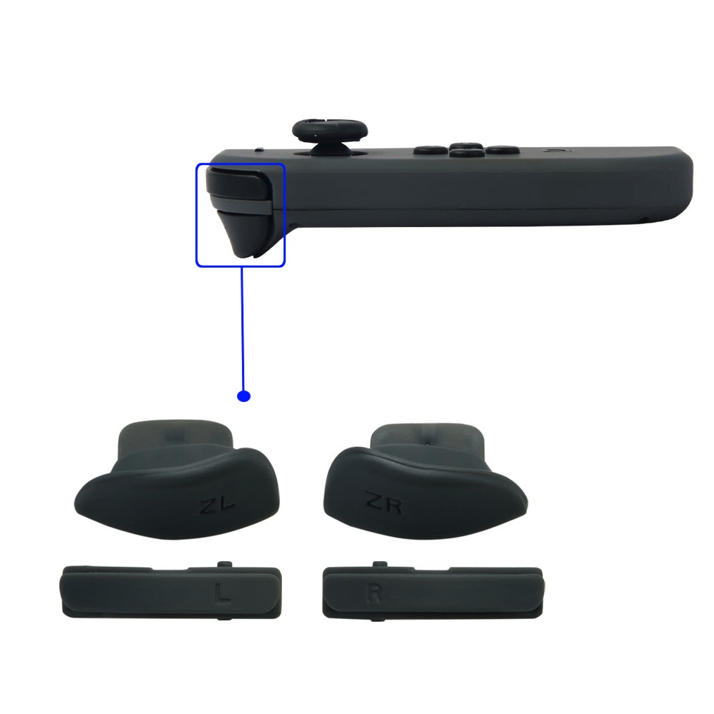 4 Nút ZR ZL L R Thay Thế Cho Tay Cầm Chơi Game Nintendo Switch OLED Joy-Con NS