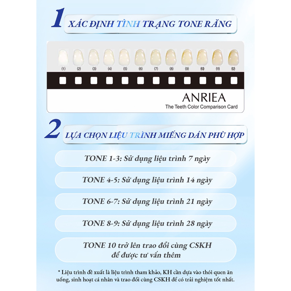 - Miếng Dán Trắng Răng Anriea Black Tooth Whitening - A02